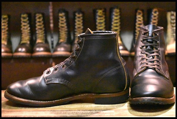 9E 良品 黒タグ】Chippewa チペワ 91068 エンジニア コードバン