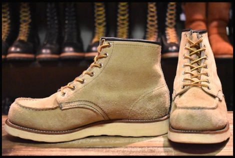 Red Wing アイリッシュセッター 8173 ベージュスウェードブーツ - ブーツ