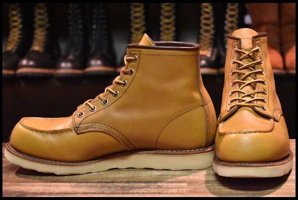 【8D 良品 11年】レッドウィング 8140 アイリッシュセッター 黄 メイズマスタング モックトゥ 編み上げ ブーツ redwing  HOPESMORE