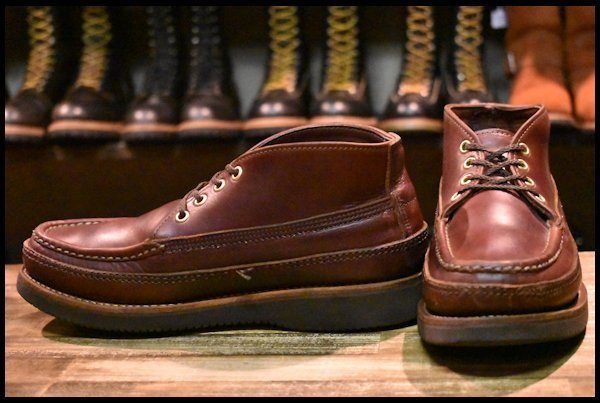 B詳細RUSSELL MOCCASIN ラッセルモカシン ブーツ -(25cm位) 茶