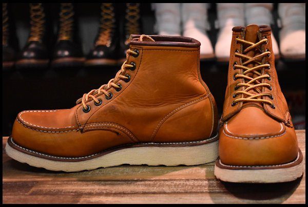 美品】RED WING レッドウィング 875 モックトゥ ブーツ-