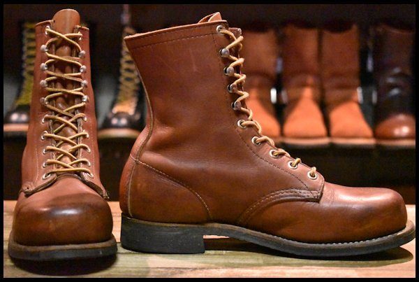 激レア70s☆REDWING レッドウィング 2302 ロガーブーツ 編み上げ-