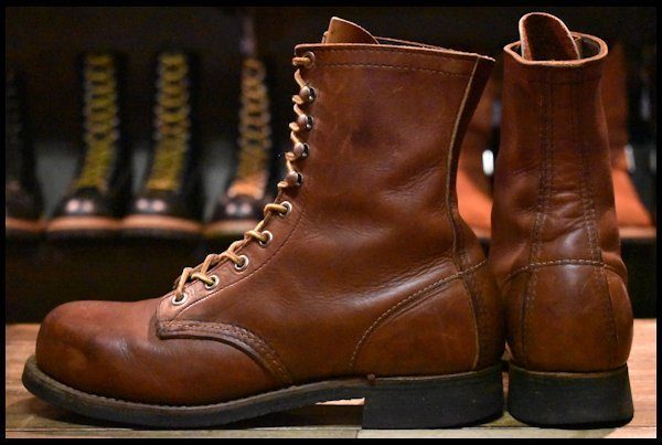 激レア70s☆REDWING レッドウィング 2302 ロガーブーツ 編み上げ-