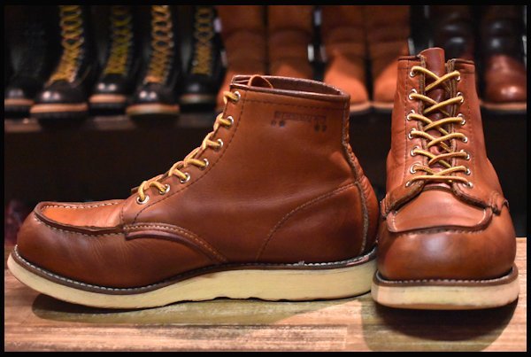 希少・犬刻印！】 REDWING レッドウイング 875 モックトゥ 8E - ブーツ