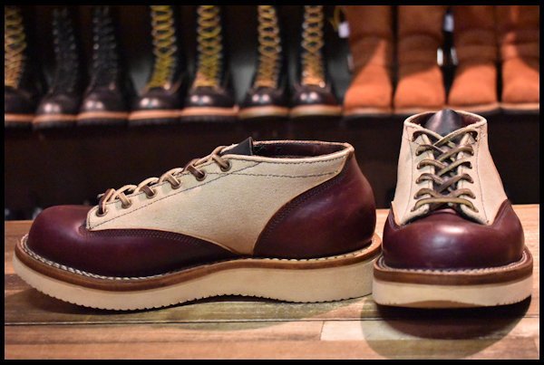 UK7 良品】VIBERG ヴァイバー オックスフォードLTT ブラウン×クリーム