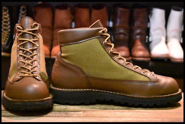 10.5EE 良品 白タグ】Danner ダナーライト 30440 ブラウン カーキ