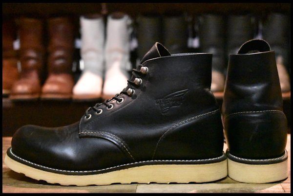 愛用 RED WING◇レースアップブーツ/US7.5/BLK/8165 25.5cm - www