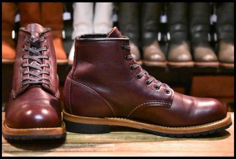 海外最新 【8D HOPESMORE redwing ブーツ レースアップ プレーントゥ