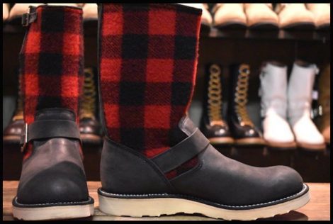 【10D 美品 07年】レッドウィング 9005 エンジニア ランバージャック ウールリッチ ブーツ redwing HOPESMORE
