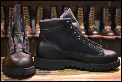 9.5EE 箱付 DEAD 白タグ】Danner ダナーライトブラック 31400X 黒