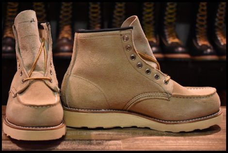 【7E 箱付 DEAD 犬タグ 99年】レッドウィング 8173 スエード アイリッシュセッター タンラフアウト モックトゥ ブーツ redwing HOPESMORE
