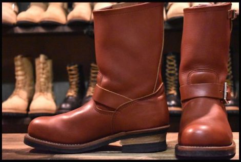 【7.5D 美品 15年】レッドウィング 8271 エンジニア 赤茶 オロラセット スチールトゥ ブーツ redwing HOPESMORE