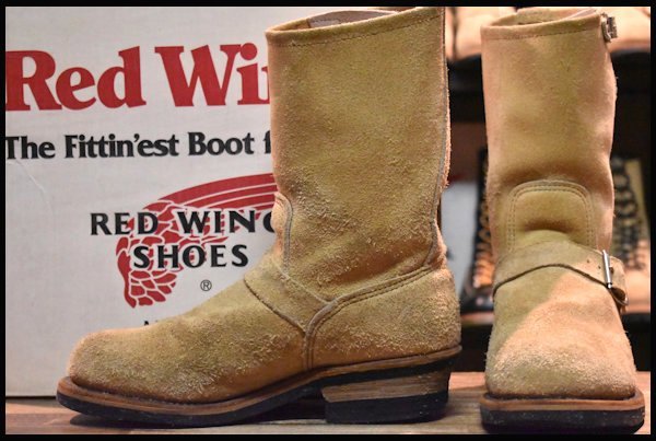 REDWINGレッドウイングPT99 8268 8.5Dエンジニアブーツスエード-