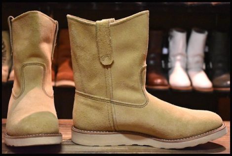 【10E 箱付 美品 13年】レッドウィング 8168 スエード ペコス ホーソーン アビレーン ラフアウト ブーツ redwing pecos HOPESMORE