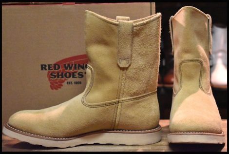 【10E 箱付 美品 13年】レッドウィング 8168 スエード ペコス ホーソーン アビレーン ラフアウト ブーツ redwing pecos HOPESMORE