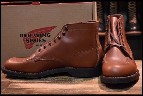 【8D 箱付 未使用 19年】レッドウィング 8076 スポーツ ブーツ ブラウン 茶 シガーリタン 1930S sportsboot redwing HOPESMORE