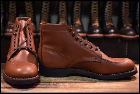 【8D 箱付 未使用 19年】レッドウィング 8076 スポーツ ブーツ ブラウン 茶 シガーリタン 1930S sportsboot redwing HOPESMORE