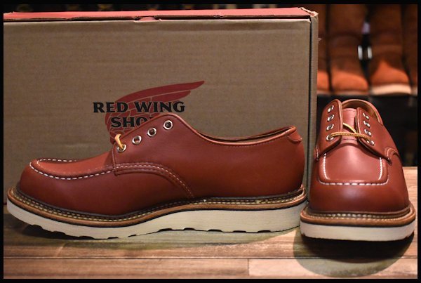 【8.5D 箱付 試着程度 19年】レッドウィング 8103 オックスフォード 赤茶 オロラセット モック ローカット 短靴 ブーツ redwing  HOPESMORE