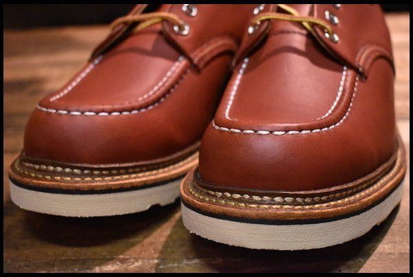 【8.5D 箱付 試着程度 19年】レッドウィング 8103 オックスフォード 赤茶 オロラセット モック ローカット 短靴 ブーツ redwing  HOPESMORE