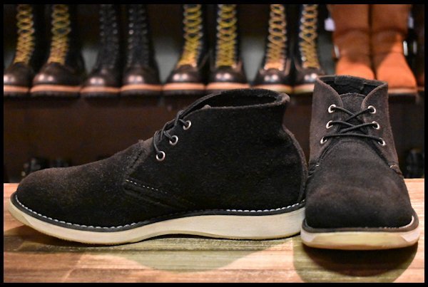 REDWING レッドウイング 3147 スエード 黒 チャッカ CHUKKA-