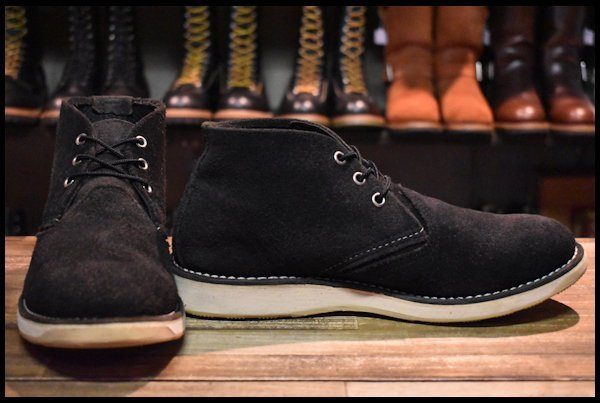 REDWING レッドウイング 3147 スエード 黒 チャッカ CHUKKA-