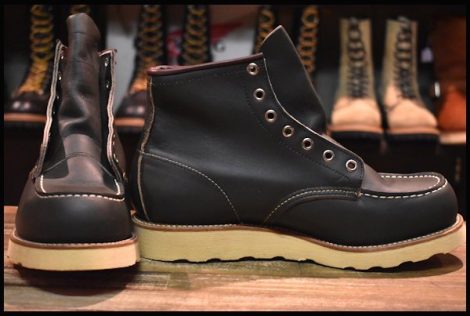 【8E 箱付 DEAD 犬タグ 98年】レッドウィング 8180 アイリッシュセッター 緑 カンガタン グリーン レースアップ ブーツ redwing HOPESMORE