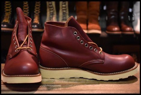 【8D 箱付 DEAD 犬タグ】レッドウィング 8166 アイリッシュセッター 赤茶 オロラセット プレーントゥ ブーツ redwing HOPESMORE
