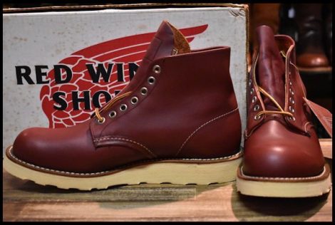 【8D 箱付 DEAD 犬タグ】レッドウィング 8166 アイリッシュセッター 赤茶 オロラセット プレーントゥ ブーツ redwing HOPESMORE