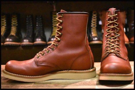 【7D 良品 10年】レッドウィング 2940 オロラセット プレーントゥ 赤茶 レースアップ ロング 編み上げ ブーツ redwing HOPESMORE
