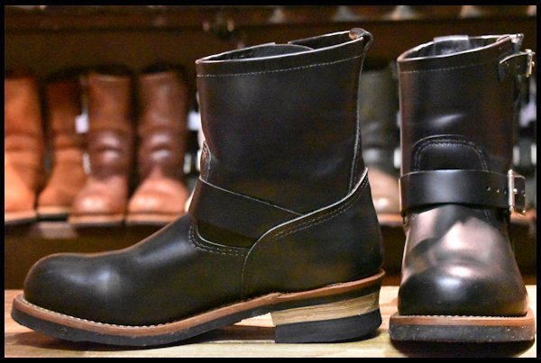 REDWINGレッドウイング 2976 8.5D ショートエンジニアブーツ-