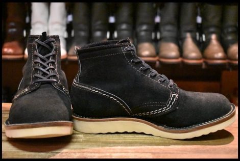 【8.5E 箱付 良品 12年】WESCO ウエスコ カスタムジョブマスターLTT 黒 ブラックラフアウト 編み上げ レースアップ ブーツ  HOPESMORE