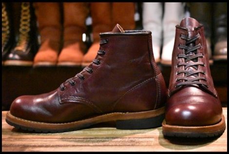 【6.5D 良品 20年】レッドウィング 9411 ベックマン ブラックチェリー フェザーストーン 編み上げ ブーツ 9011 redwing HOPESMORE