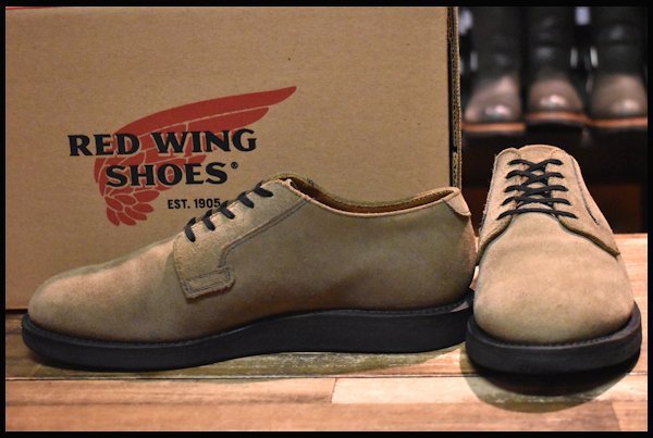 メンズレッドウィング REDWING ポストマン スウェード セージモハヴェ