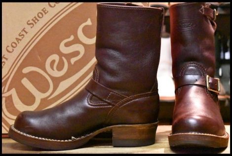 8.5D 良品 10年】WESCO ウエスコ ナローボス エンジニア バーラップ