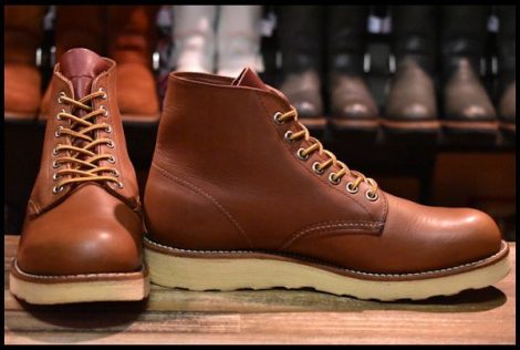 【6.5D 良品 06年】レッドウィング 8166 アイリッシュセッター 赤茶 オロラセット プレーントゥ 編み上げ ブーツ redwing HOPESMORE
