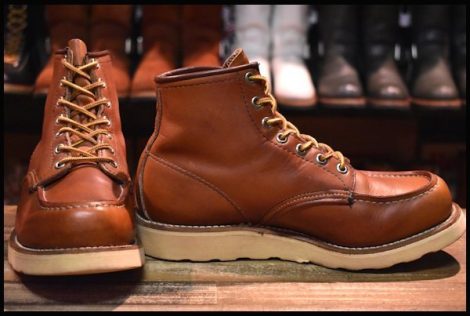 【6.5E 良品 旧犬タグ 89年06月刻印】レッドウィング 875 アイリッシュセッター 赤茶 オロラセット redwing ビンテージ ブーツ HOPESMORE