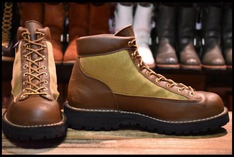 【10EE 良品 白タグ】Danner ダナーライト 30420X 茶 ブラウン ゴアテックス GORE-TEX ハイキング 編み上げ レースアップ ブーツ HOPESMORE