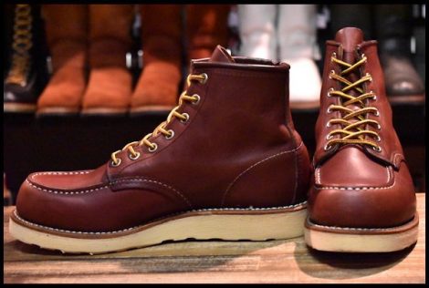 【6.5D 良品 08年】レッドウィング 9106 アイリッシュセッター 赤茶 レッド ブラウン モックトゥ 編み上げ ブーツ 8875 redwing HOPESMORE