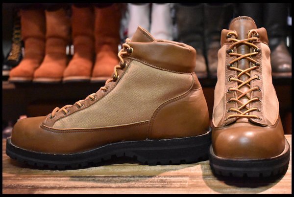 9EE 良品 黒タグ】Danner ダナーライト 30420X 茶 ブラウン ゴアテック