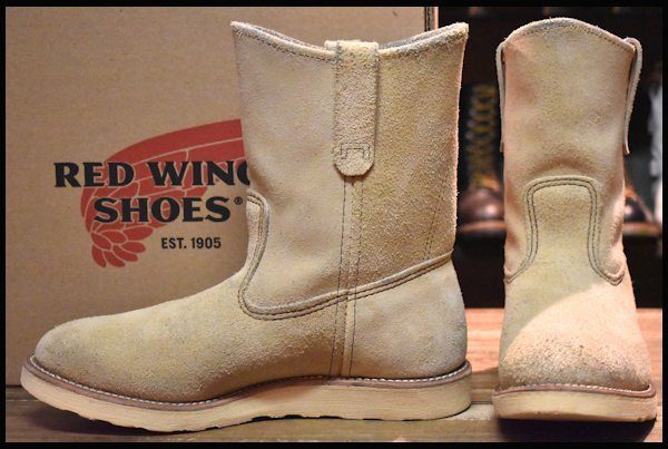 RED WING レッドウィング ベージュ ペコスブーツ 8168-