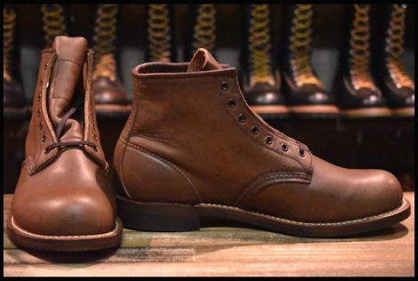 【8D 箱付 DEAD 100周年限定 04年】レッドウィング 8285 レースアップブーツ ブラウン 編み上げ ブーツ redwing HOPESMORE