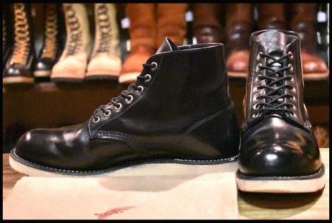 【9D 良品 限定 FREAK’S STORE別注 17年】レッドウィング 8823 アイリッシュセッター 黒 ガラスレザー ブーツ redwing HOPESMORE