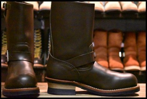 【6.5D 美品 09年】レッドウィング 2967 エンジニア 茶 チョコレート クローム ブラウン スチールトゥ ブーツ 2269 redwing HOPESMORE