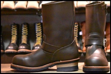 【6.5D 美品 09年】レッドウィング 2967 エンジニア 茶 チョコレート クローム ブラウン スチールトゥ ブーツ 2269 redwing HOPESMORE