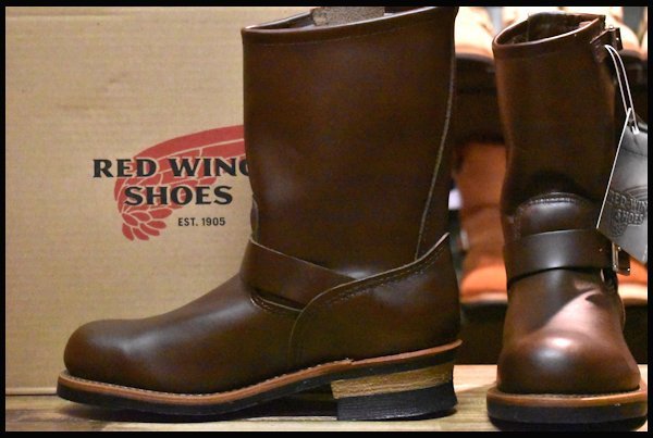 【8D 未使用 09年】レッドウィング 2269 エンジニア チョコレート クローム ブラウン 茶 スチールトゥ ブーツ 2967 redwing  HOPESMORE