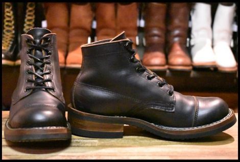 【7E 良品】WHITE’S ホワイツ セミドレス ブラック クロムエクセル ビブラム700シングル 黒 編み上げ レースアップ ブーツ HOPESMORE