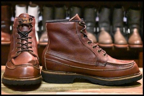 【9.5D 美品 50周年限定 犬タグ】レッドウィング 2000 アイリッシュセッター 茶 ブラウン 編み上げ レースアップ ブーツ redwing HOPESMORE
