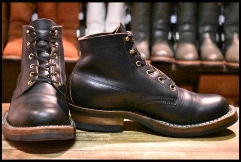 【7E 箱付 良品】WHITE’S ホワイツ セミドレス 2332-C ブラック クロムエクセル 黒 ビブラム700シングル 編み上げ ブーツ HOPESMORE
