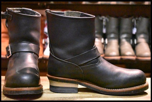 極美品REDWINGレッドウイング8182 7 1/2Dショートエンジニアブーツり ...