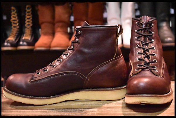 REDWING レッドウィング 2906 ラインマンブーツ 8.5Dブラウン | nate ...